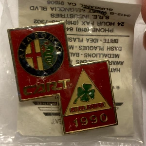 Alfa Romeo Cart 1990 - Vintage Racing Pin Sammlerstück - Bild 1 von 2