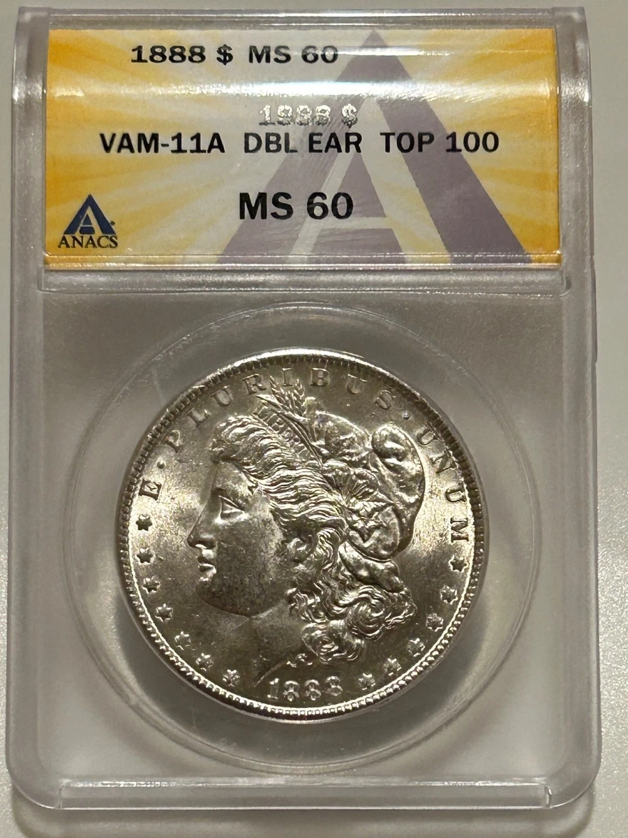 MS 60 Graded 1888 Year Morgan US Dollars (1878-1921) for sale | eBay