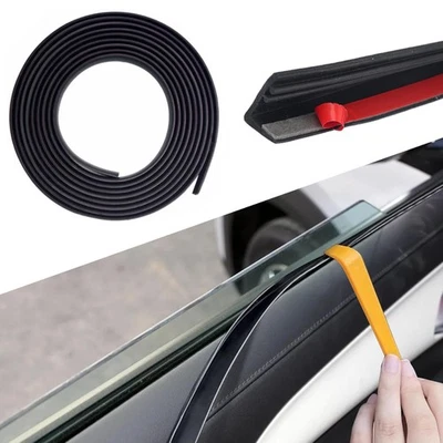 4M V-Shape For Mitsubishi Window Edge Moulding Weatherstrip Seal Strip Rubber - Image 1 of 4