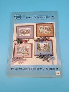 Cross Stitch Or Needlepoint Slone's Four Seasons J9hn Sloane - Picture 1 of 2