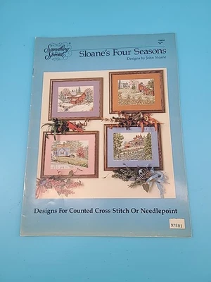 Cross Stitch Or Needlepoint Slone's Four Seasons J9hn Sloane - Image 1 of 2