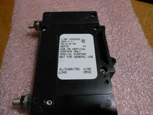 AIRPAX CIRCUIT BREAKER PART # 209-1-1-53-2-9-70  NSN: 5925-01-099-9541 70A - Picture 1 of 12