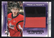 DUNCAN SIEMENS 2011/12 ITG HEROES PROSPECTS RC JUMBO 2 COLOR PATCH JERSEY SP $25