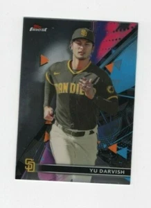 2021 TOPPS FINEST BASEBALL YU DARVISH SAN DIEGO PADRES #6 - Picture 1 of 4