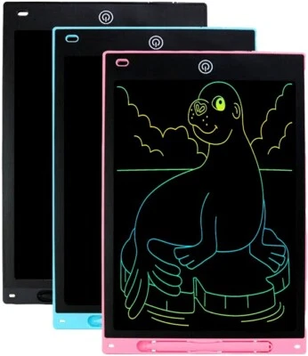 LCD Writing Tablet Colourful Digital Drawing No Mess Kids Toy Christmas Gift - Image 1 of 4