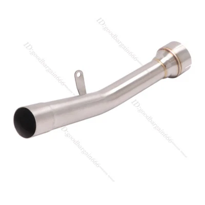 Puntas de escape de acero inoxidable para Kawasaki Ninja H2 SX 2018-2024 tubo de enlace medio Foto 1 de 4