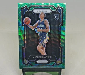 2023-24 Panini Prizm NBA Green Wave Prizm 130 Jordan Hawkins RC Pelicans - Bild 1 von 4