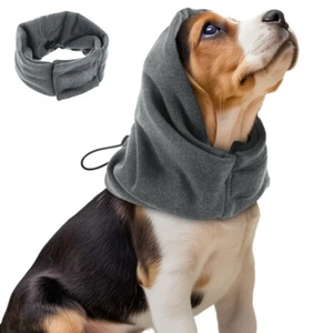 Dog Collar Calming Headband Hoodie Ear Wraps Warmer for Large Dogs - Picture 1 of 11