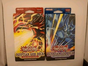 Yugioh EGYPTIAN GOD DECKS SLIFER THE SKY DRAGON OBELISK THE TORMENTOR1st Edition - Picture 1 of 7