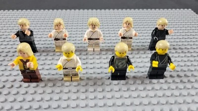 Lego Star Wars Luke minifigs sw0292 sw0176 sw0551 sw0395 AS-IS (Ships Saturday) - Image 1 of 4