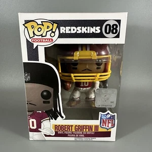 Funko Pop! NFL Washington Redskins Robert Griffin III #08 Vaulted *Damaged Box* - Picture 1 of 6
