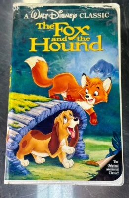 Walt Disney BLACK DIAMOND VHS THE FOX AND THE HOUND Classic Rare Home Video - Image 1 of 4