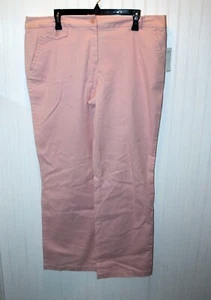 Neu mit Etikett Villager Liz Claiborne rosa Damenhose Größe 18 - Bild 1 von 3