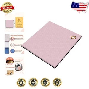 Premium Blush Fleece Guinea Pig Bedding - Ultra-Plush Reusable Liner 27x27 - Picture 1 of 10