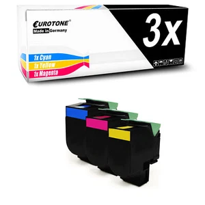 3x Toner XXL do Lexmark CX-310-n CX-510-dhe CX-410-dte CX-410-e CX-510-dthe - Zdjęcie 1 z 4