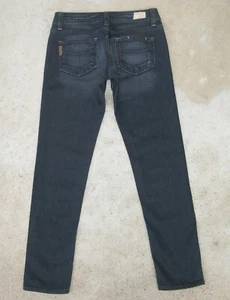 Pantalones de mezclilla cortos Paige Roxbury para mujer talla 25 azul oscuro desgastados + elásticos L27 NUEVOS $180 - Imagen 1 de 11