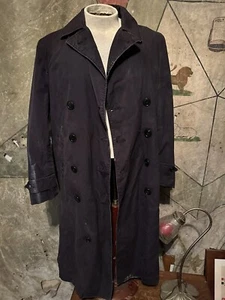 Abrigo azul de la Marina de los Estados Unidos con edición militar naval de trinchera talla para hombre - Imagen 1 de 8