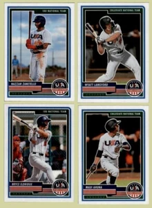 2023 Panini Stars & Stripes USA Baseball Optichrome Rookie Singles Choose Yours - Picture 1 of 199