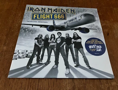 IRON MAIDEN Flight 666 - Original Soundtrack 2-LP PICTURE DISC Vinyl 2009 SEALED - Image 1 of 3