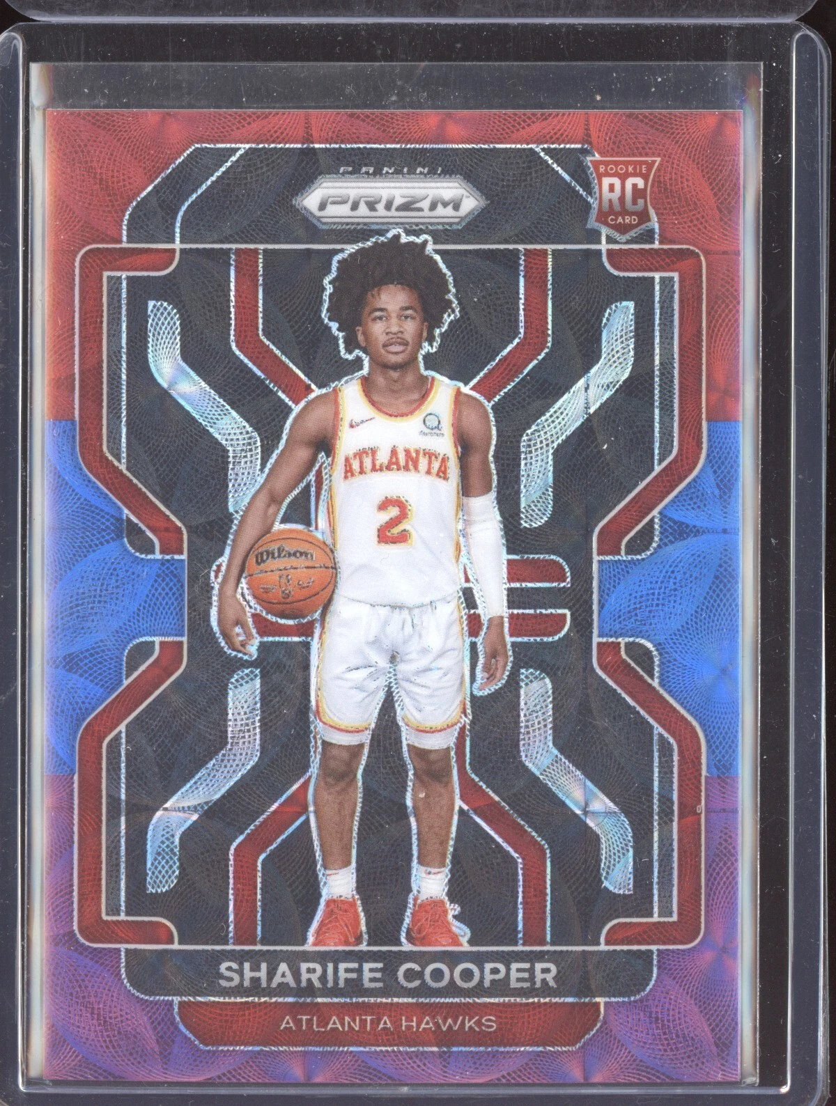 Sharife Cooper 2021-22 Panini Prizm Choice Red Blue Purple 8/15 RC