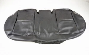 ๐ 08-11 W204 MERCEDES C300 REAR SEAT CUSHION LEATHER SKIN COVER BLACK SET OEM - Picture 1 of 4