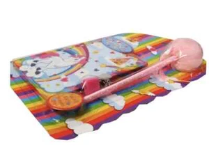 Girls Secret Lock and Key Diary Pack, Unicorn Castle, with Polka Dot Pom Pom Pen - Picture 1 of 2