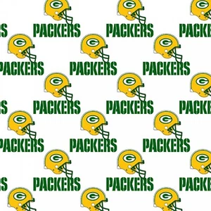 NFL Green Bay Packers 60 Wide Fabric Yellow Green Traditions ~By The Yard - Picture 1 of 1