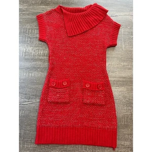 Cherry Stix Girls Red Sweater Youth Dress Size Large - Picture 1 of 8