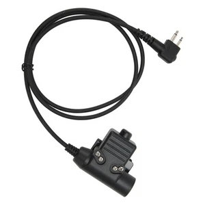 Mic PTT Adapter PU Walkie Talkie Connector Suitable For GP88 GP300 GP3688 DEP CB - Zdjęcie 1 z 23