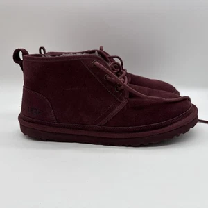 Bota Chukka Clásica Ugg Neumel Color Cordobés Hombres Talla 12 #3236 Borgoña - Imagen 1 de 19