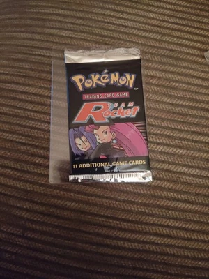 Pokemon TCG Team Rocket Unlimited Booster Pack Sellado de Fábrica 2000 De Colección Foto 1 de 4