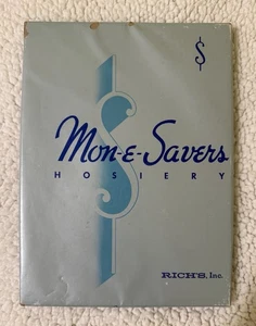 Vintage Mon-E-Savers Hosiery Rich’s, Inc 3 Pairs Seamfree Honey dew 9 1/2 M NOS - Picture 1 of 11