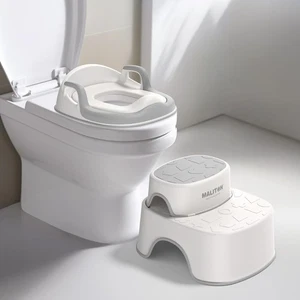 Potty Training Toilet Seat with 2 Step Stool, Toddler Toilet Seat and - Picture 1 of 5