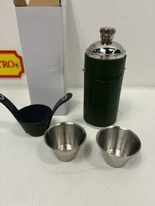 Laphroaig Limited Promo Stainless Steel Hip Flask Gift Set BNIB Rare - Foto 1 di 6