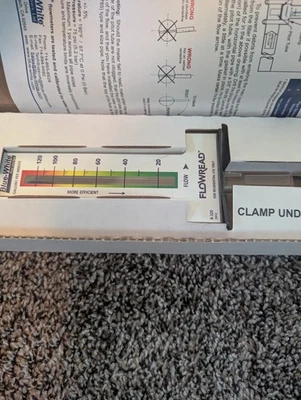 Blue-White FLOWREAD® R-320, 20-120 GPM, Acrylic Flow Meter for 2" ID Pipe, ac... - Image 1 of 4