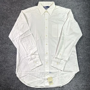 Vintage Polo Ralph Lauren Hemd Herren 16-34 weiß klassische Passform adrett neu aus altem Lagerbestand - Bild 1 von 11