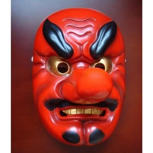 Máscaras Samurai Accesorios Cosplay Halloween Rojo Nuevos Regalos Navidad Horrible Resina - Imagen 1 de 7