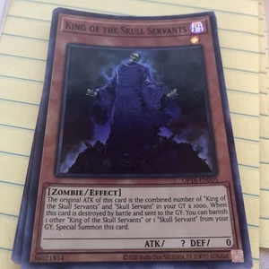 Yugioh König der Schädeldiener Super Rare OP16-DE005 NM - Bild 1 von 1