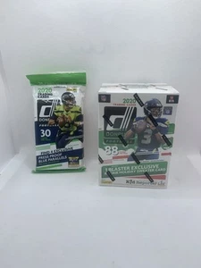2020 Donruss Football Factory Sealed HOLIDAY Blaster Box & 1 Cello Fat Pack - Picture 1 of 7