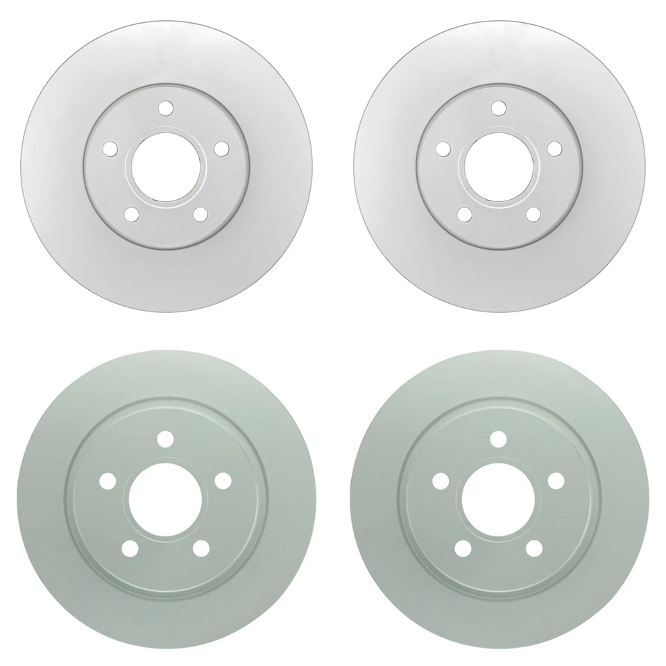Bosch QuietCast Front & Rear Rotors Disc Brake Pad Kit For Volvo C30 C70 S40 V50 - Image 1 of 1