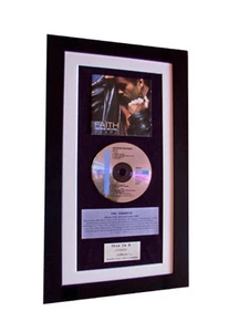 GEORGE MICHAEL Faith CLASSIC CD Album TOP QUALITY FRAMED+EXPRESS GLOBAL SHIPPING - Picture 1 of 8