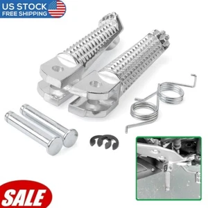 For YAMAHA YZF R6 R1 R3 MT-03 MT-07 MT-09 MT-10 Footpegs Blanking Plate Footrest - Picture 1 of 21