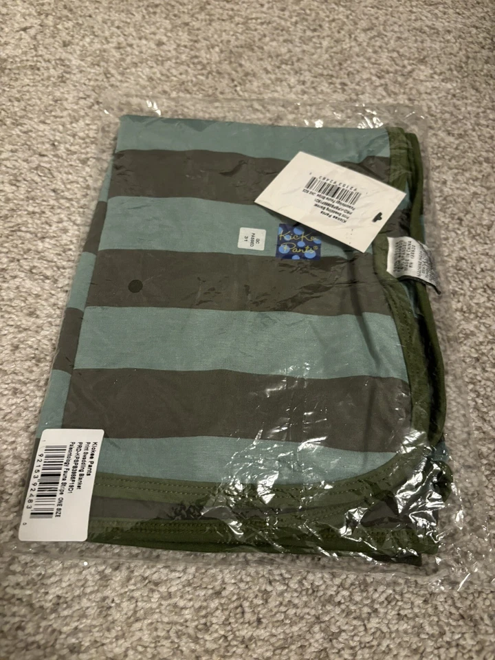 KicKee Swaddling Blanket - Paleontology Fauna Stripe - Image 1 of 1