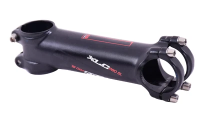 XLC Pro SL 1 1/8" liga leve para bicicleta de estrada 120mm haste cabeça A 31,8mm preta - Imagem 1 de 2
