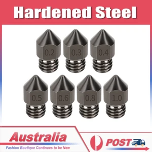 5/10/20/30Pcs 3D Printer MK8 Style Hardened Steel Nozzle 0.2/0.4/0.6/0.8/1.0mm - Zdjęcie 1 z 22