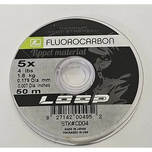 Loop Fluorocarbon Tippet Material - 5X, 4lbs, 1.8kg, 0.179 mm Diameter, 50m - Picture 1 of 1