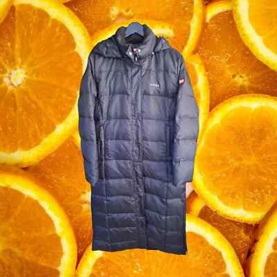 Abrigo acolchado largo negro con capucha Echo Red‎ talla XL Foto 1 de 4