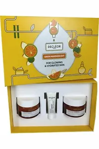 Decleor Grün Mandarine Glühend Hydratisiert Serum, Creme 50ml Und Maske - Bild 1 von 8