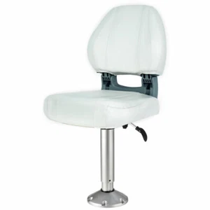 Sedile per Barca ammortizzato Scirocco Bianco Altezza regolabile da cm 50 a cm 6 - Imagen 1 de 5