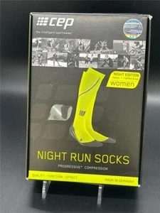CEP Damen Night Run Kompressionssocken (Neon/reflektierend GRÜN) Gr. IV WP413 NEU - Bild 1 von 6